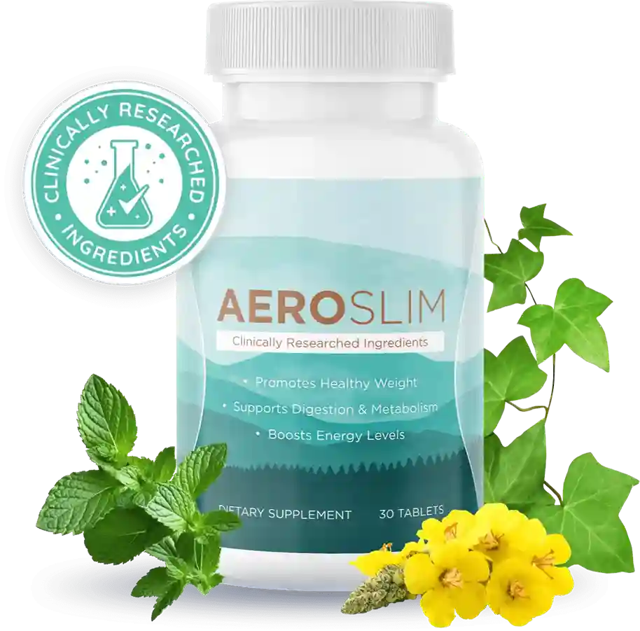 AeroSlim™ Metabolic Respiration Supplement — 7 Clinically Researched Ingredients, 30 Tablets
